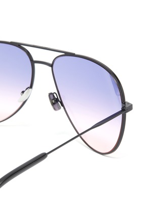 Detail View - Click To Enlarge - SAINT LAURENT - Metal aviator sunglasses