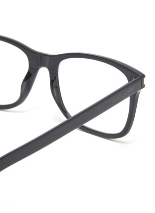 Detail View - Click To Enlarge - SAINT LAURENT - Acetate square optical glasses