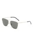 Main View - Click To Enlarge - SAINT LAURENT - Metal square sunglasses