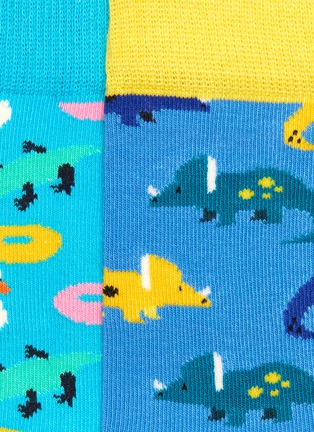 Detail View - Click To Enlarge - HAPPY SOCKS - Pool Party kids socks 2-pack set