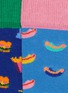 Detail View - Click To Enlarge - HAPPY SOCKS - Hamburger kids socks 2-pack set