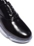 Detail View - Click To Enlarge - PRADA - Clear outsole patent leather Oxfords