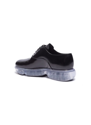  - PRADA - Clear outsole patent leather Oxfords