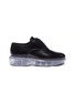Main View - Click To Enlarge - PRADA - Clear outsole patent leather Oxfords