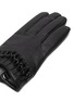 Detail View - Click To Enlarge - THOMASINE GLOVES - 'Milan' braided cuff leather gloves