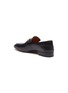Detail View - Click To Enlarge - GUCCI - GG horsebit leather step-in loafers