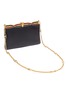 Detail View - Click To Enlarge - GUCCI - 'Broadway' twist enamel clasp leather bag