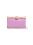 Main View - Click To Enlarge - GUCCI - 'Broadway' twisted GG clasp leather evening clutch