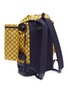 Detail View - Click To Enlarge - GUCCI - 'Alpina' heart appliqué large GG canvas backpack