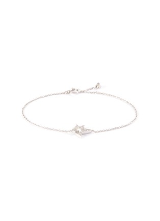 Main View - Click To Enlarge - TASAKI - 'Abstract Star' diamond 18k white gold charm bracelet