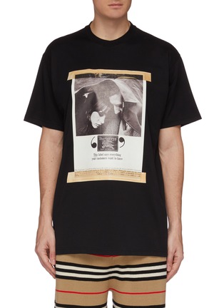 Main View - Click To Enlarge - BURBERRY - 'Archive Campaign' photographic print T-shirt