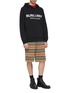 Figure View - Click To Enlarge - BURBERRY - Logo print hoodie