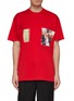 Main View - Click To Enlarge - BURBERRY - Slogan photographic print oversized T-shirt