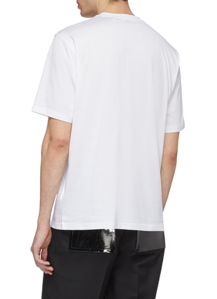 Back View - Click To Enlarge - BURBERRY - Logo print T-shirt