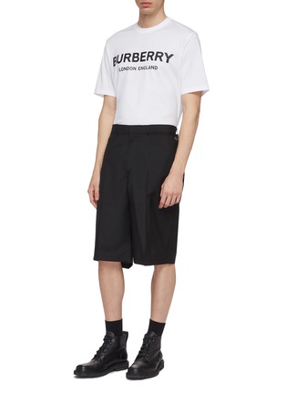 Figure View - Click To Enlarge - BURBERRY - Logo print T-shirt