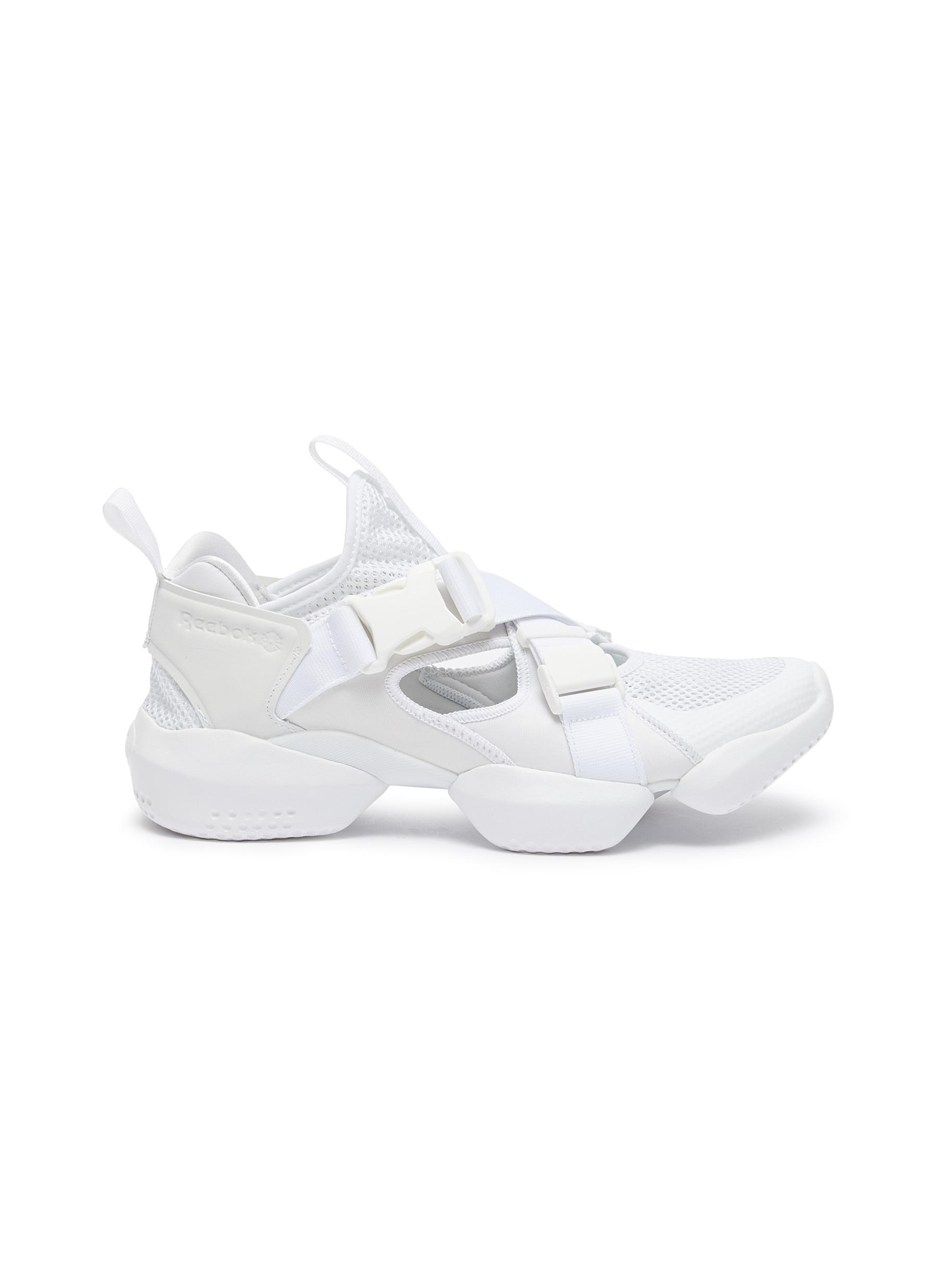 Reebok 3d Op S Strp Cutout Patchwork Sneakers In White True Grey Modesens Reebok 3d Op S Strp Cutout Patchwork Sneakers In White True Grey Modesens