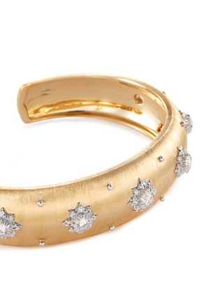 Detail View - Click To Enlarge - BUCCELLATI - 'Macri' diamond 18k yellow gold cuff