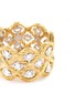 Detail View - Click To Enlarge - BUCCELLATI - Étoilée' diamond 18k yellow gold lattice ring