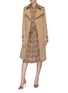 Figure View - Click To Enlarge - BURBERRY - 'The Long Kensington Heritage' belted trench coat