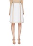 Main View - Click To Enlarge - BURBERRY - Panelled overlay pleated silk chiffon skirt