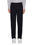 Main View - Click To Enlarge - EQUIL - Stripe outseam straight leg pleated wool blend pants
