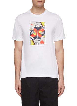 Main View - Click To Enlarge - NIKE - Queen of Hearts print T-shirt