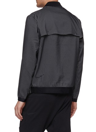Back View - Click To Enlarge - NIKE - Grid print bomber jacket