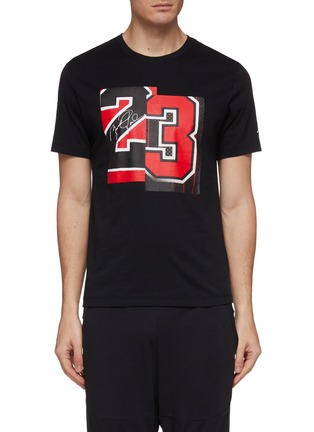 Main View - Click To Enlarge - NIKE - 'Jordan Slash 23' number print T-shirt