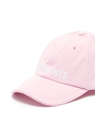 Detail View - Click To Enlarge - VETEMENTS - x Reebok logo embroidered baseball cap