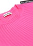  - BALENCIAGA - Logo tag rib knit top
