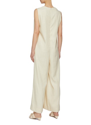 Back View - Click To Enlarge - THEORY - Sleeveless oversized V-neck jumpsuit