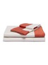 Main View - Click To Enlarge - FRETTE - Bold king size duvet set – Savage Beige/Lacquer Red