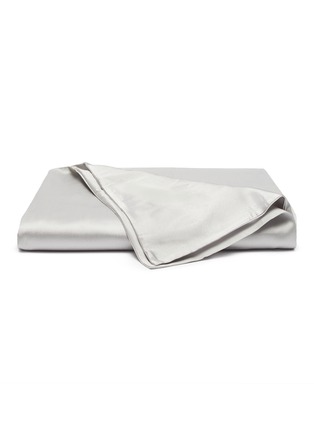 Main View - Click To Enlarge - FRETTE - Luxury sparkling swirl king size duvet cover – Grey/Silver