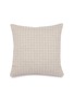 Main View - Click To Enlarge - FRETTE - Luminescent tweed cushion – Silver