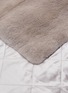 Detail View - Click To Enlarge - FRETTE - Mink fur throw – Slate Grey