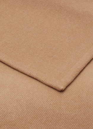 Detail View - Click To Enlarge - FRETTE - Double blanket – Camel/Beige