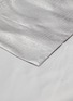 Detail View - Click To Enlarge - FRETTE - Glowing weave king size duvet set – Cliff Grey