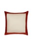 Main View - Click To Enlarge - FRETTE - Rectangular euro sham – Savage Beige/Red Lacquer