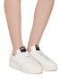 Figure View - Click To Enlarge - ADIDAS ORIGINALS BY ALEXANDER WANG - 'Ball Soccer' panelled leather sneakers