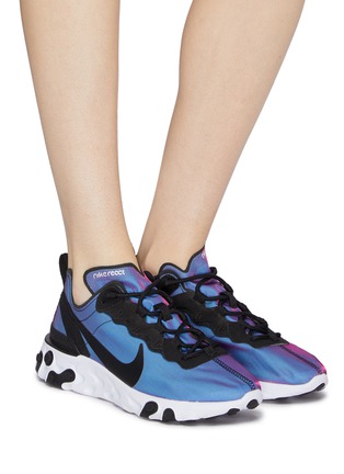 Figure View - Click To Enlarge - NIKE - 'React Element 55' sneakers