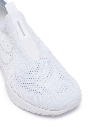 Detail View - Click To Enlarge - NIKE - 'Epic Phantom React' Flyknit slip-on sneakers