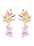 Main View - Click To Enlarge - ANABELA CHAN - 'Mini Posie' diamond gemstone floral drop earrings