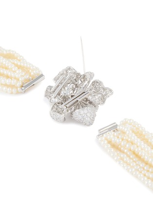  - ANABELA CHAN - 'Bloomingdale' diamond freshwater pearl multi chain bracelet