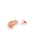 Detail View - Click To Enlarge - ANABELA CHAN - 'Grapefruit Slice' diamond gemstone cutout earrings
