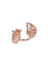 Detail View - Click To Enlarge - ANABELA CHAN - 'Grapefruit Slice' diamond gemstone cutout open ring