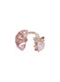 Main View - Click To Enlarge - ANABELA CHAN - 'Grapefruit Slice' diamond gemstone cutout open ring