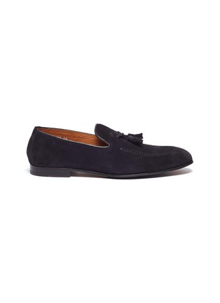 Main View - Click To Enlarge - DOUCAL'S - Tassel suede loafers