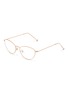 Main View - Click To Enlarge - SUPER - 'Numero 59' metal oval optical glasses