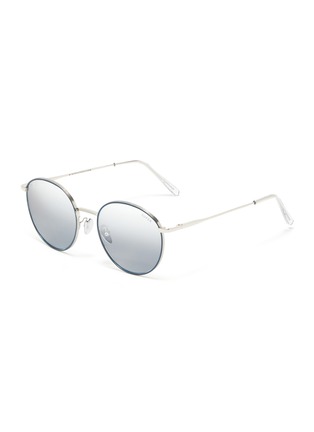 Main View - Click To Enlarge - SUPER - 'Europa' metal round sunglasses