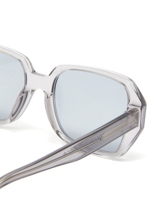 Detail View - Click To Enlarge - SUPER - 'Limone' acetate square sunglasses